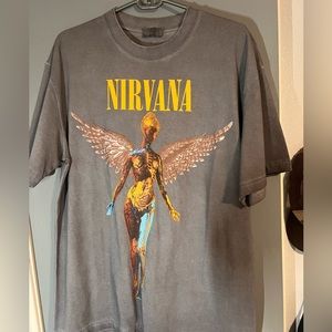 Vintage Style Nirvana T Shirt